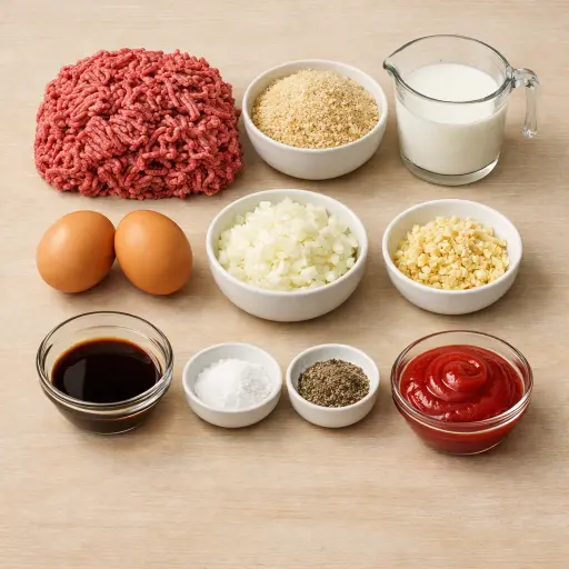 Ingredients for Classic Meatloaf