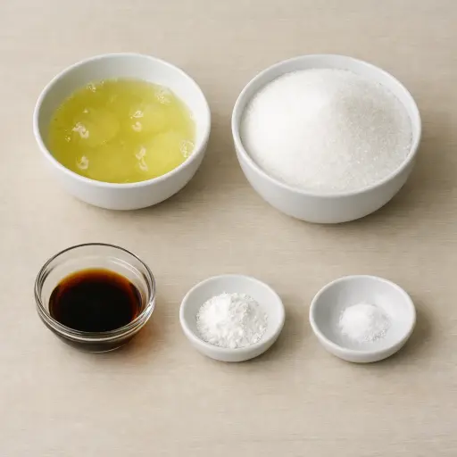 Ingredients for Classic Meringue Delight