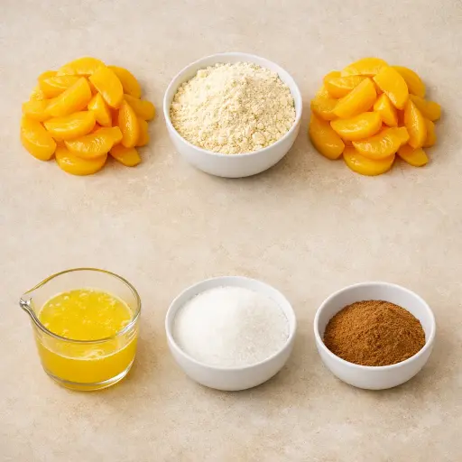 Ingredients for Classic Peach Delight