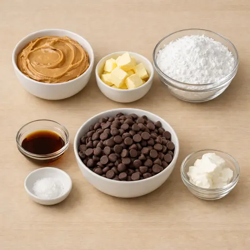 Ingredients for Classic Peanut Butter Balls