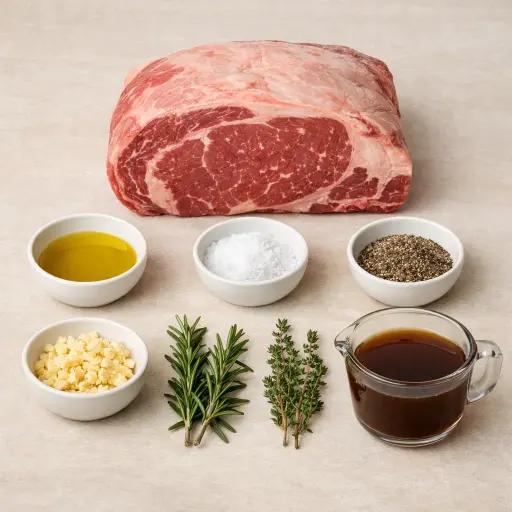 Ingredients for Classic Prime Rib