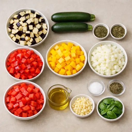 Ingredients for Classic Ratatouille
