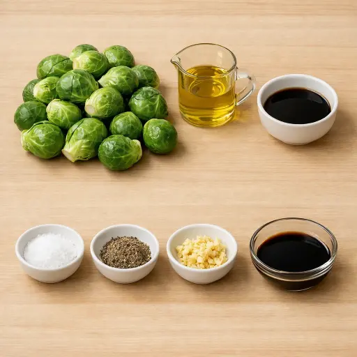 Ingredients for Classic Roasted Brussels Sprouts