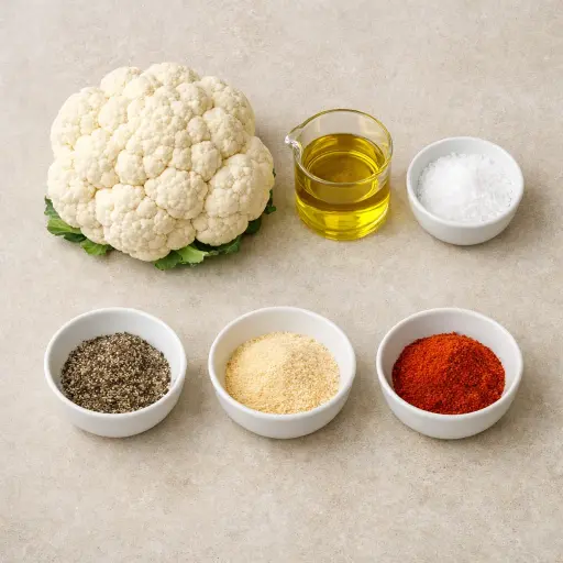 Ingredients for Classic Roasted Cauliflower