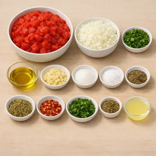 Ingredients for Classic Stewed Tomatoes