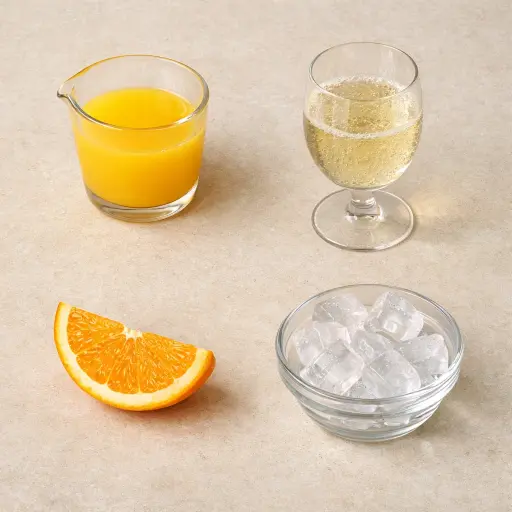 Ingredients for Classic Sunrise Mimosa