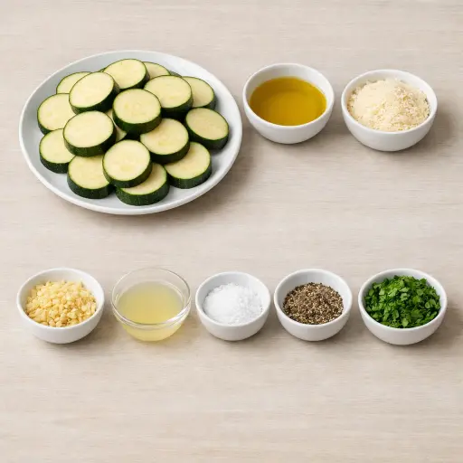 Ingredients for Classic Zucchini Saute