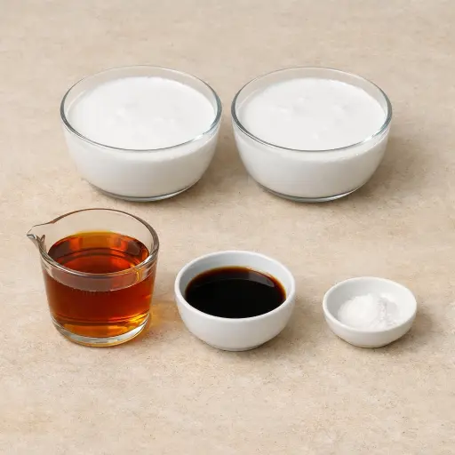 Ingredients for Coconut Milk Ice Cream