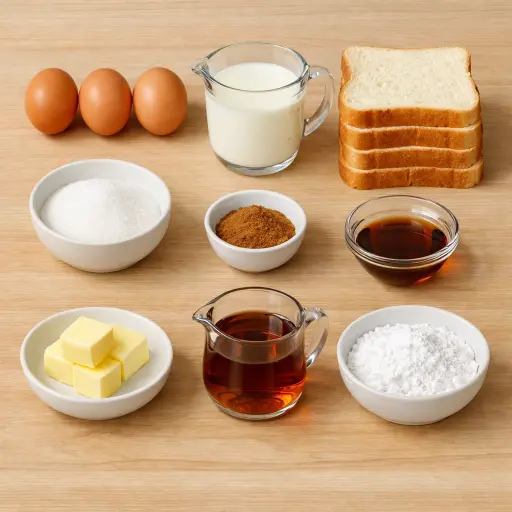 Ingredients for Country-Style Eggy Bread