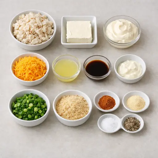 Ingredients for Crab Delight Bites
