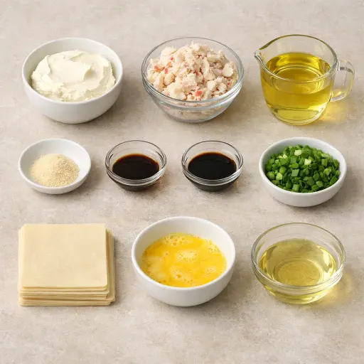 Ingredients for Crab Delight Puffs
