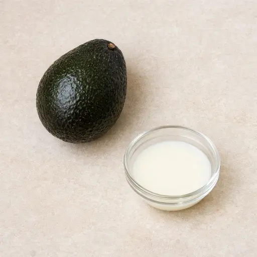 Ingredients for Creamy Avocado Mash