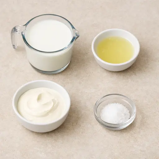 Ingredients for Creamy Buttermilk Delight