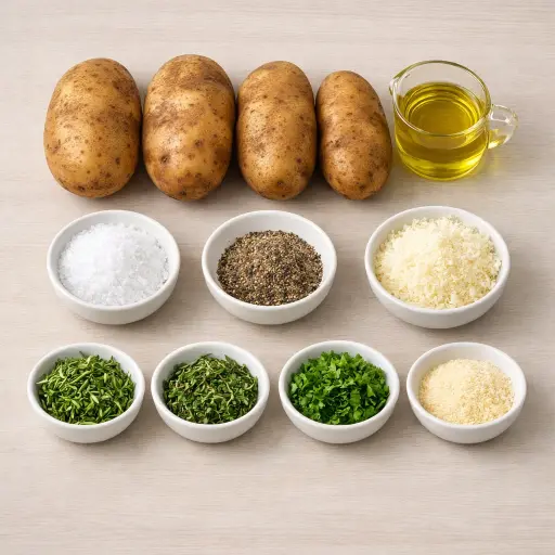 Ingredients for Crispy Herb-Infused French Fries