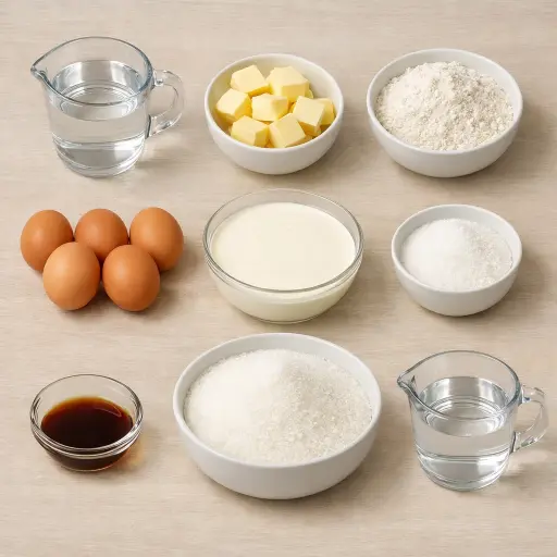 Ingredients for Croquembouche