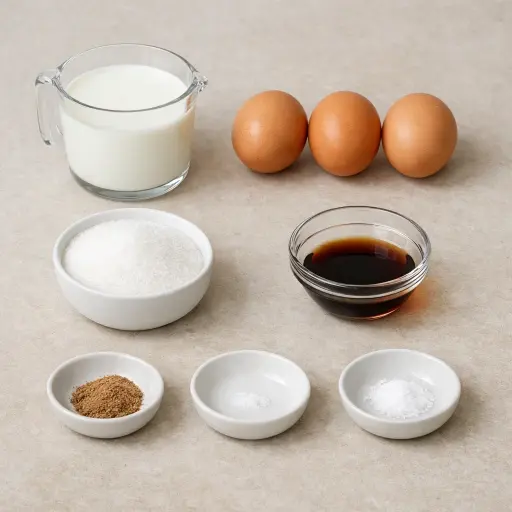 Ingredients for Custard Delight