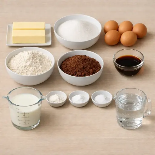 Ingredients for Decadent Cocoa Delight