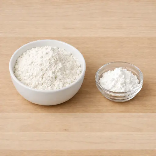 Ingredients for Delicate Homemade Cake Flour