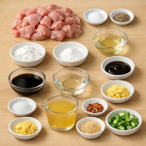 Ingredients for Emperor's Delight Chicken