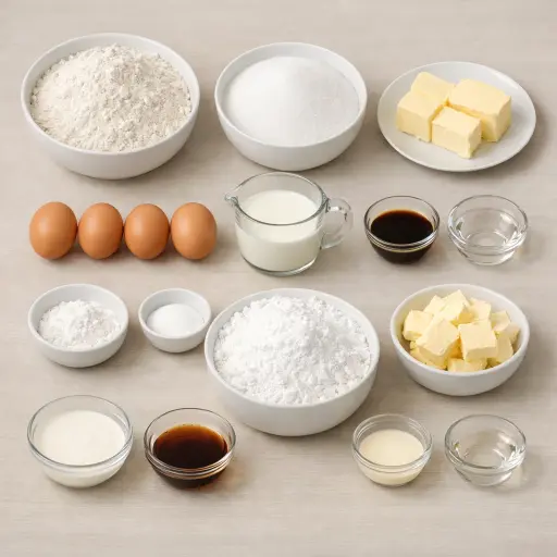 Ingredients for Eternal Union Cake