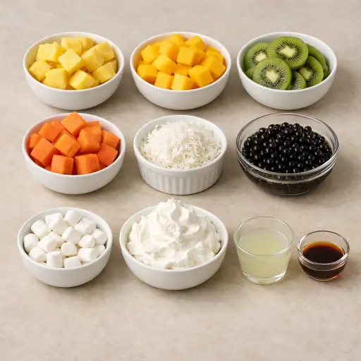 Ingredients for Exotic Ambrosia Delight
