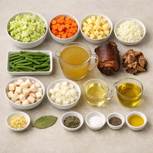 Ingredients for Garbure Béarnaise