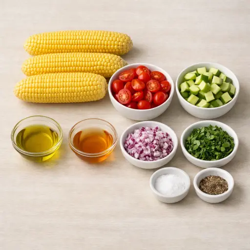 Ingredients for Garden Corn Salad