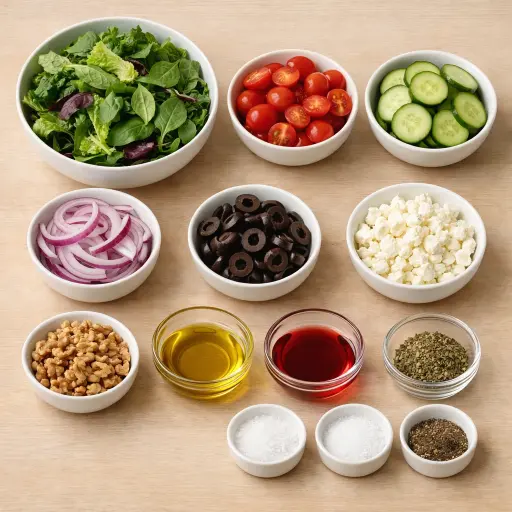 Ingredients for Garden Delight Salad