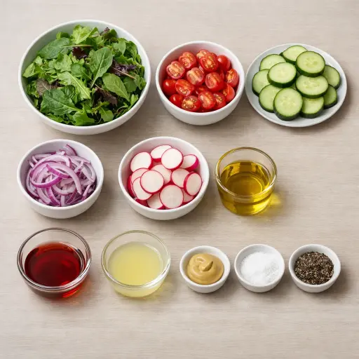 Ingredients for Garden Fresh Salad