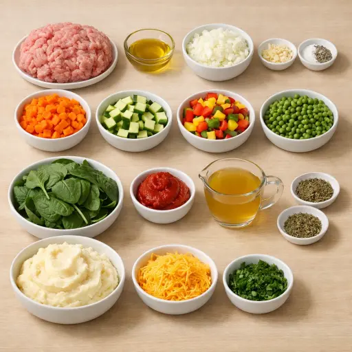 Ingredients for Garden Fresh Shepherd’s Pie