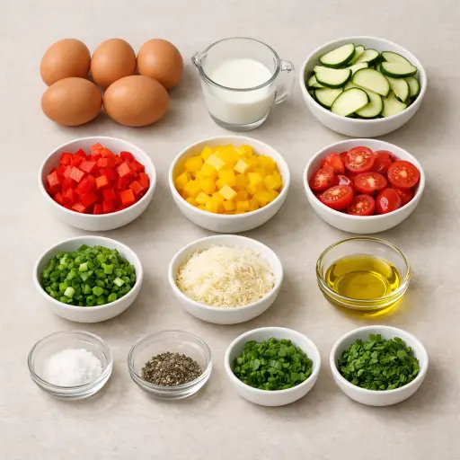 Ingredients for Garden Frittata