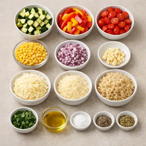 Ingredients for Garden Harvest Casserole