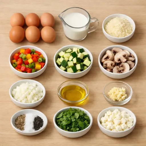 Ingredients for Garden Vegetable Frittata