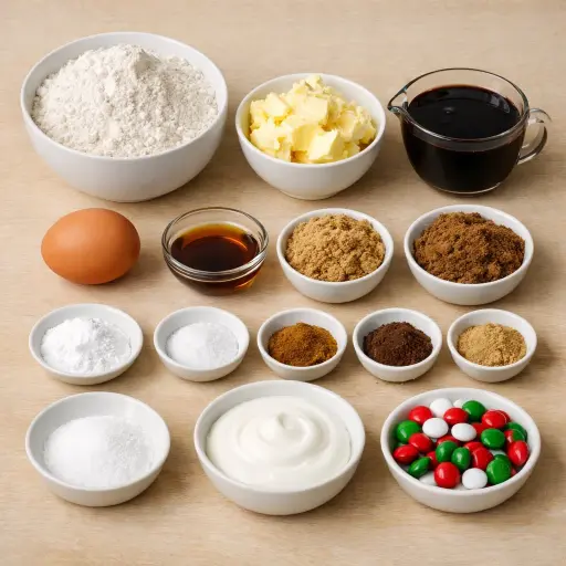 Ingredients for Gingerbread Cookies