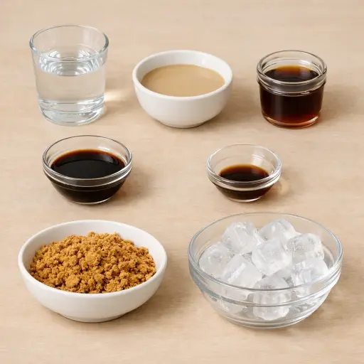 Ingredients for Gingerbread Martini