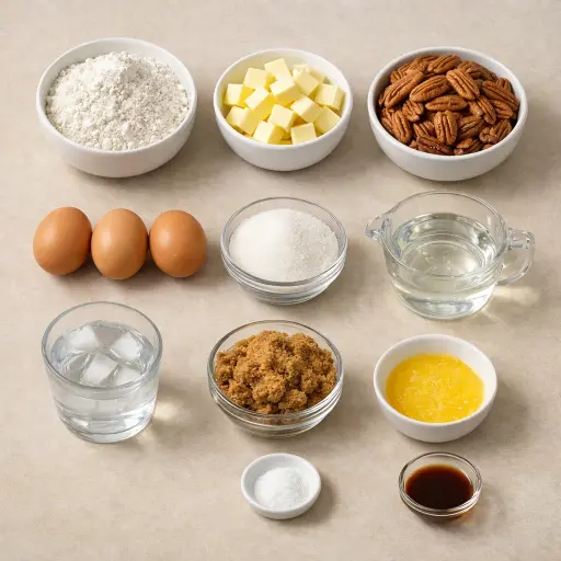 Ingredients for Gluten-Free Pecan Pie