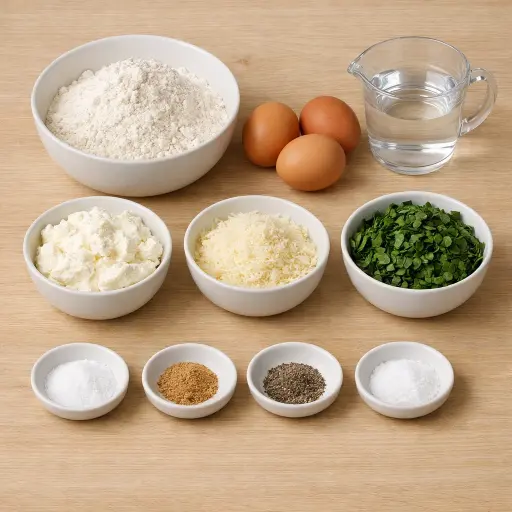 Ingredients for Gluten-Free Ravioli