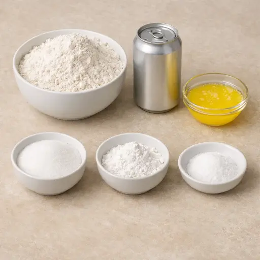Ingredients for Golden Brew Bread