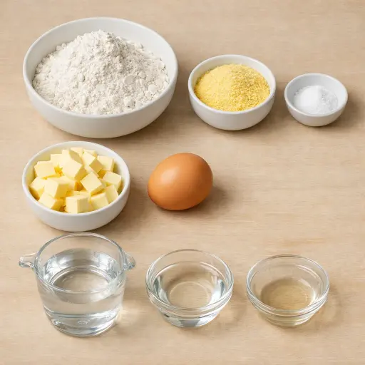 Ingredients for Golden Flake Empanada Dough