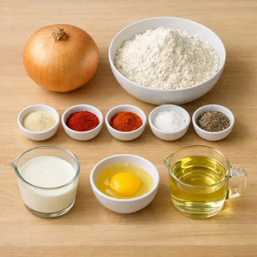 Ingredients for Golden Onion Blossom