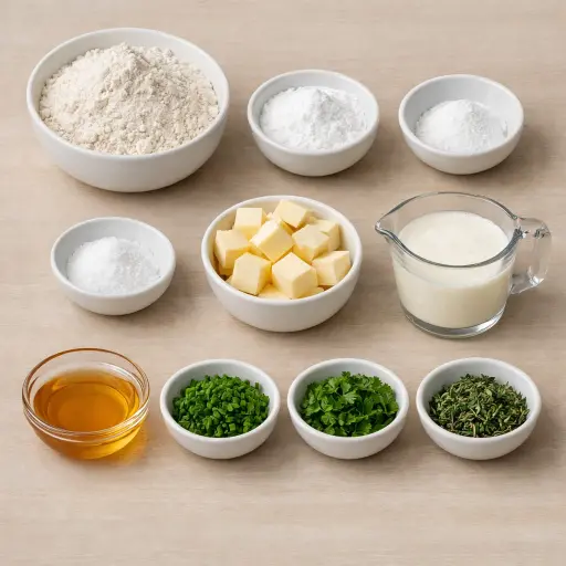 Ingredients for Gourmet Herb Biscuits