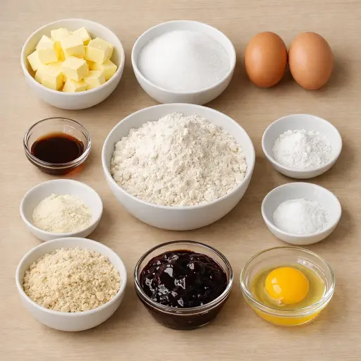 Ingredients for Gâteau Basque