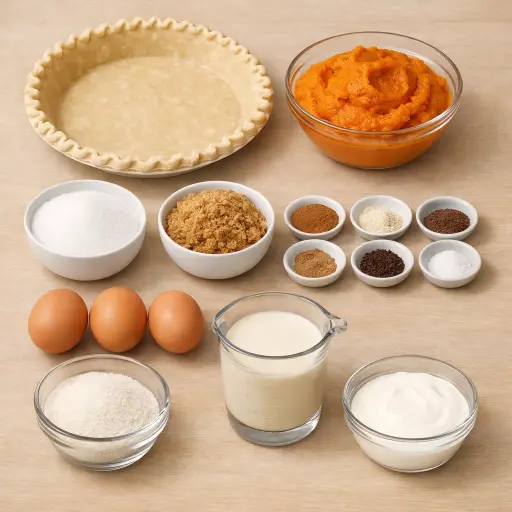 Ingredients for Harvest Pumpkin Delight