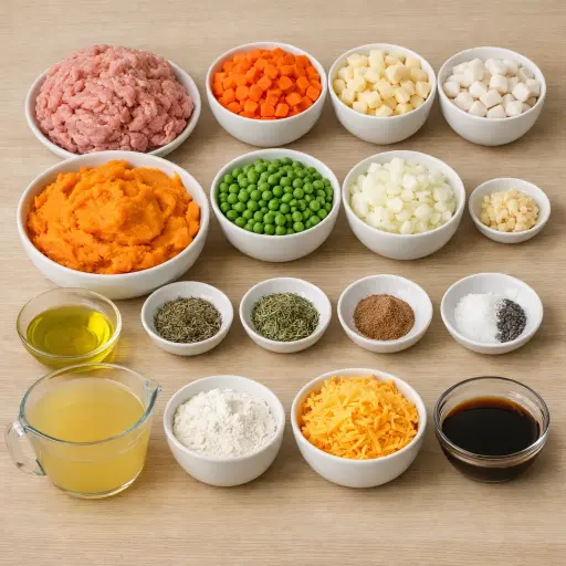 Ingredients for Harvest Shepherd's Pie