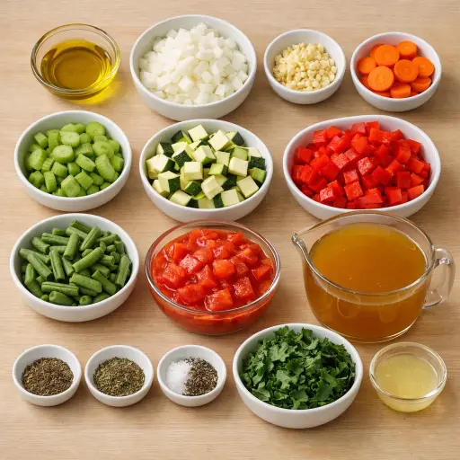 Ingredients for Harvest Vegetable Soup