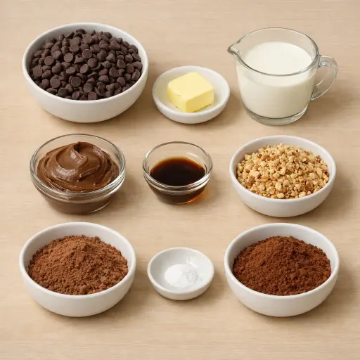 Ingredients for Hazelnut Cocoa Bliss Truffles