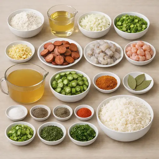 Ingredients for Heartfelt Southern Gumbo