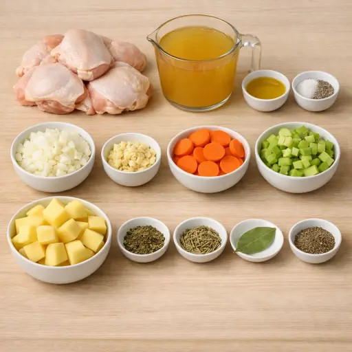 Ingredients for Hearty Chicken Stew