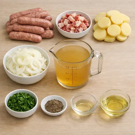 Ingredients for Hearty Dublin Coddle