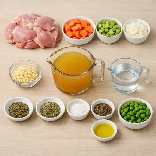 Ingredients for Hearty Homestead Soup